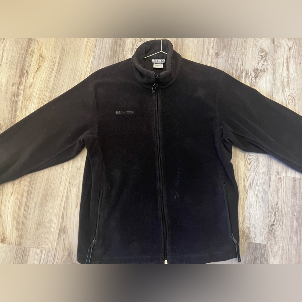 Columbia fleece sweat, black, large
